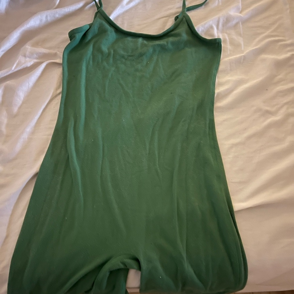 TNA Butter Green Jumpsuit